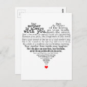 Moederdag gedicht briefkaart (Voorkant / Achterkant)