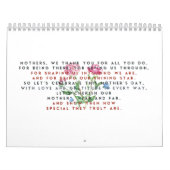 moederdag gedicht en bloemen kalender (Hoes)