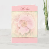 Moederdag gedicht en Roos wenskaart Kaart (Voorkant)