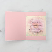 Moederdag gedicht en Roos wenskaart Kaart (Binnen)