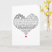 Moederdag gedicht kaart (Gele Bloem)