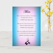 Moederdag gedicht wenskaart (personaliseer het) kaart (Gele Bloem)