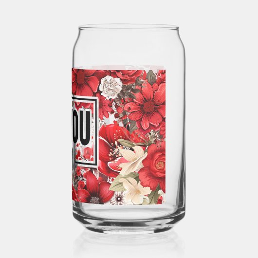 Moederdag Gedrukte blik glazen (Achterkant)