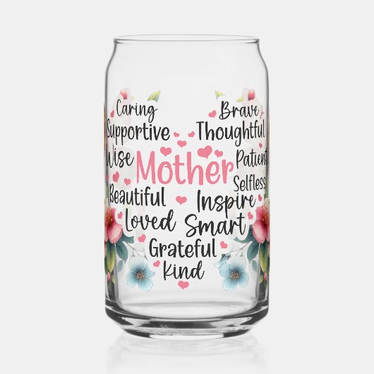 Moederdag Gedrukte blik glazen (Links)