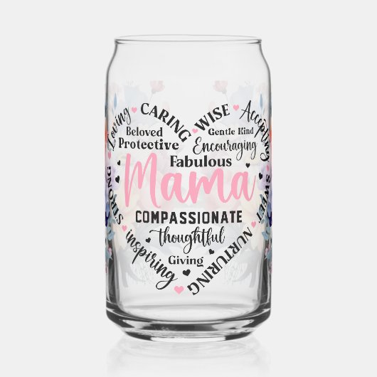 Moederdag Gedrukte blik glazen (Links)