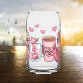Moederdag Gedrukte Blikglazen Blikvorm Glas