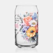 Moederdag Gedrukte Blikglazen Blikvorm Glas (Achterkant)