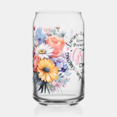Moederdag Gedrukte Blikglazen Blikvorm Glas (Voorkant)