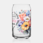 Moederdag Gedrukte Blikglazen Blikvorm Glas (Achterkant)