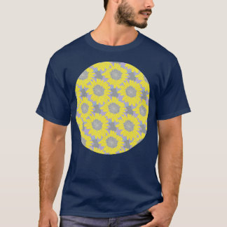 Moederdag Geel Daisy Gerbera Bloemmotief Ci T-shirt