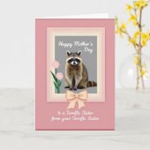 Moederdag Geframed Dierendag Kaart (Gele Bloem)