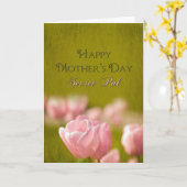 Moederdag - GEHEIME VRIEND Kaart (Gele Bloem)