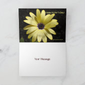 Moederdag - Gele Daisy (1) - Kaart - pas aan (Binnen)
