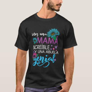 Moederdag Gepensioneerde grootmoeder Grote Mam En T-shirt