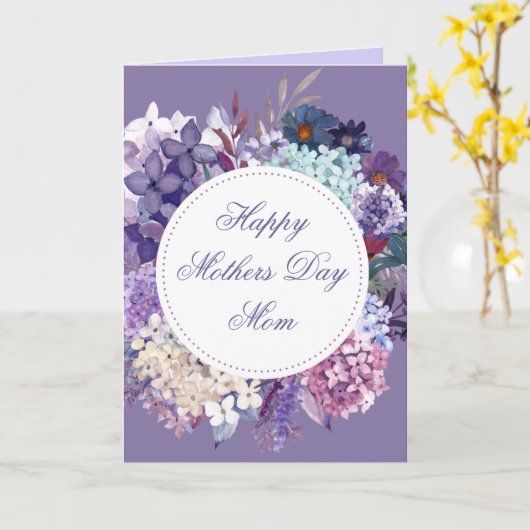 Moederdag gepersonaliseerd kaart (Gele Bloem)