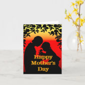 Moederdag | Gepersonaliseerd | WENSKAART Kaart (Gele Bloem)