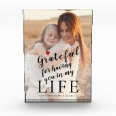 Moederdag gepersonaliseerde foto- en tekstquote fotoblokken (Voorkant)