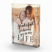 Moederdag gepersonaliseerde foto- en tekstquote fotoblokken (Rechts)