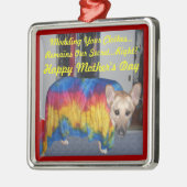 Moederdag German Shepherd Dog Modelling Clothes Metalen Ornament (Links)