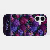 Moederdag Geschenk Hydrangea Naam iPhone 16 Hoesje (Achterkant horizontaal)