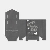 Moederdag geschenkdoos - Blackboard Style Bedankdoosjes (Uitgevouwen)