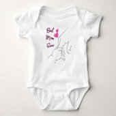 Moederdag geschenken, kinder kleding, en oprechte  romper (Voorkant)