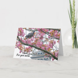 Moederdag Gevouwen Wenskaart Kaart