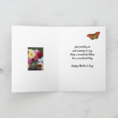 Moederdag Gevouwen Wenskaart Kaart (Binnen)