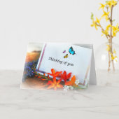 Moederdag Gevouwen Wenskaart Kaart (Gele Bloem)