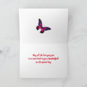 Moederdag Gevouwen Wenskaart Kaart (Binnen)