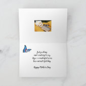 Moederdag Gevouwen Wenskaart Kaart (Binnen)