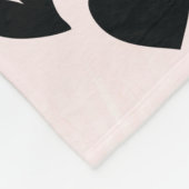 Moederdag Gezegde en citaat van dochter naar moede Fleece Deken (Hoek)