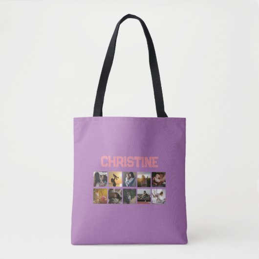 Moederdag Gifs Fotocollage Mam Tote Bag (Voorkant)