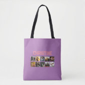 Moederdag Gifs Fotocollage Moeder Tote Bag (Voorkant)