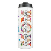 Moederdag Gift Aangepaste Kinder Namen MOM Thermosbeker (Voorkant)