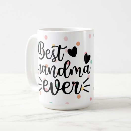 Moederdag Gift Best oma ooit Koffiemok (Voorkant links)
