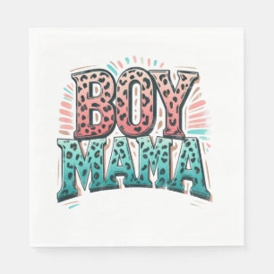 Moederdag Gift Boy Mama Servet