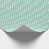 Moederdag Gift | Daisies op Mint Cadeaupapier (Hoek)