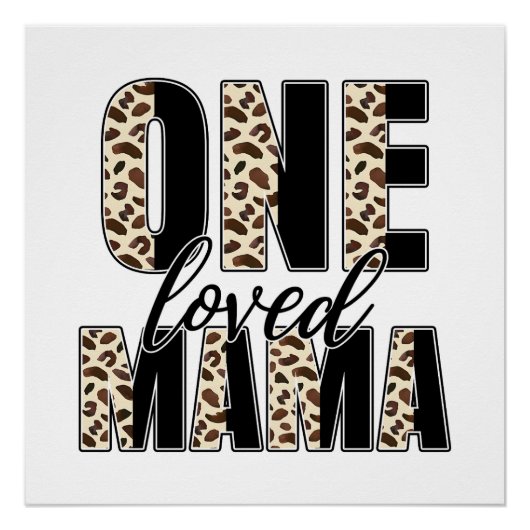 Moederdag Gift | Een geliefde mama Perfect Poster (Voorkant)