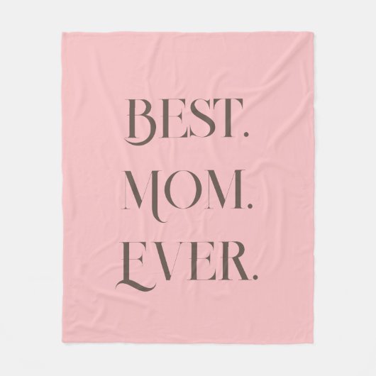 Moederdag Gift Fleece Sherpa Deken Roze Schattige (Voorkant)