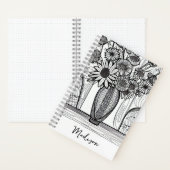 Moederdag Gift Floral Art Bullet Journal Notitieboek (Binnen)