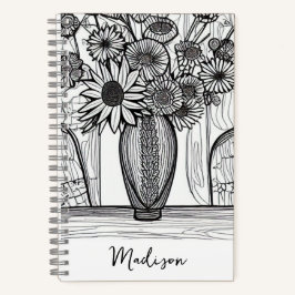 Moederdag Gift Floral Art Bullet Journal Notitieboek