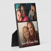 Moederdag Gift - gepersonaliseerde fotocollage Fotoplaat (Zijkant)