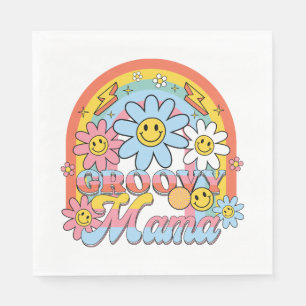 Moederdag Gift   Groovy Mama Servet