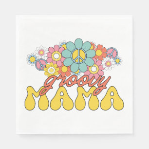 Moederdag Gift   Groovy Mama Servet