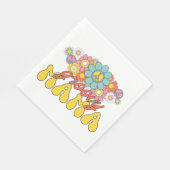 Moederdag Gift | Groovy Mama Servet (Hoek)