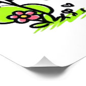 Moederdag Gift | Ik hou van je, mam Perfect Poster (Hoek)