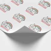 Moederdag Gift | Ik hou van mama Cadeaupapier (Hoek)