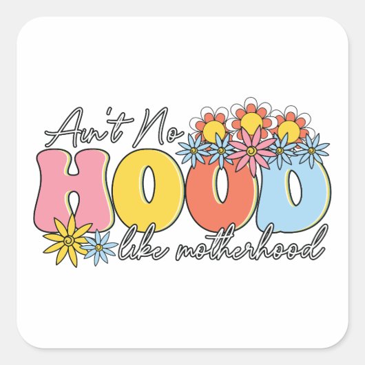 Moederdag Gift | Is geen kind zoals het moederscha Vierkante Sticker (Voorkant)