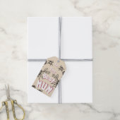 Moederdag Gift Label met Floral Mum Theme Cadeaulabel (Met Touw)